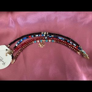 🧿 Beaded Bracelets Decorative Evil eye,Leaf